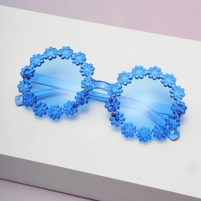 UV400 Petal Sunglasses for Kids – Comfortable Baby & Toddler Protective Eyewear, Cute Round Frame Outdoor Shades!