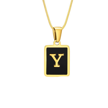 Personalised Stainless Steel Initial Letter Necklace | Unisex Alphabet Pendant | Birthday & Special Occasion Gift!