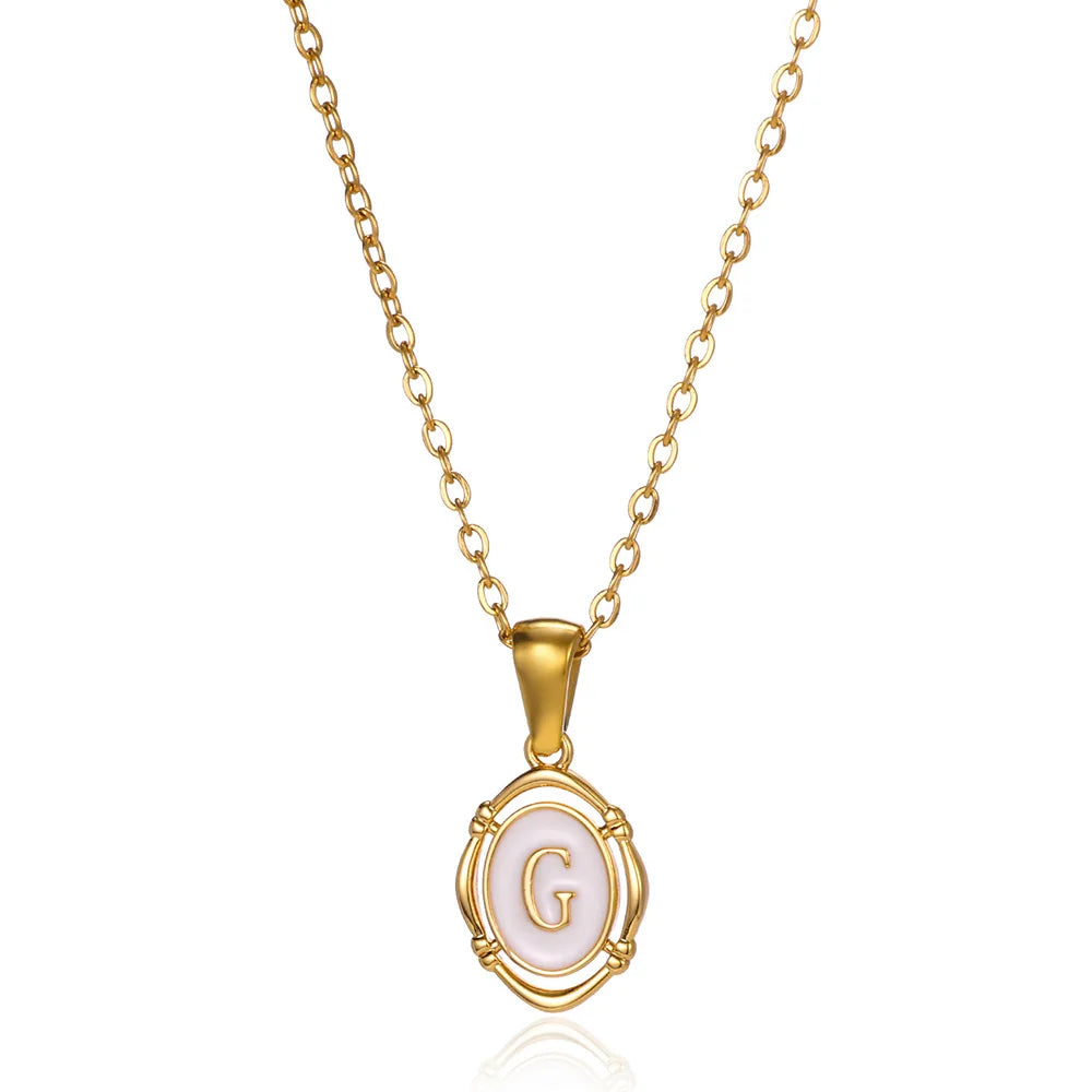 A-Z Initial Letter Necklace for Girls & Boys | Alphabet Name-Style Jewellery Birthday Gift!