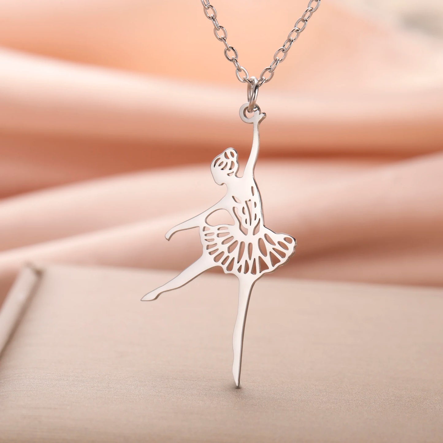 Ballet Dance Recital Gift Necklace – Stainless Steel Ballerina Pendant for Daughters & Granddaughters | Teen Girls Jewellery!