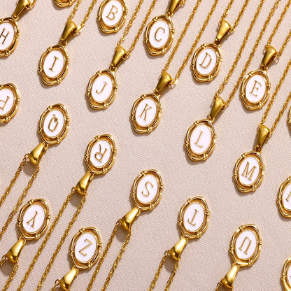 A-Z Initial Letter Necklace for Girls & Boys | Alphabet Name-Style Jewellery Birthday Gift!