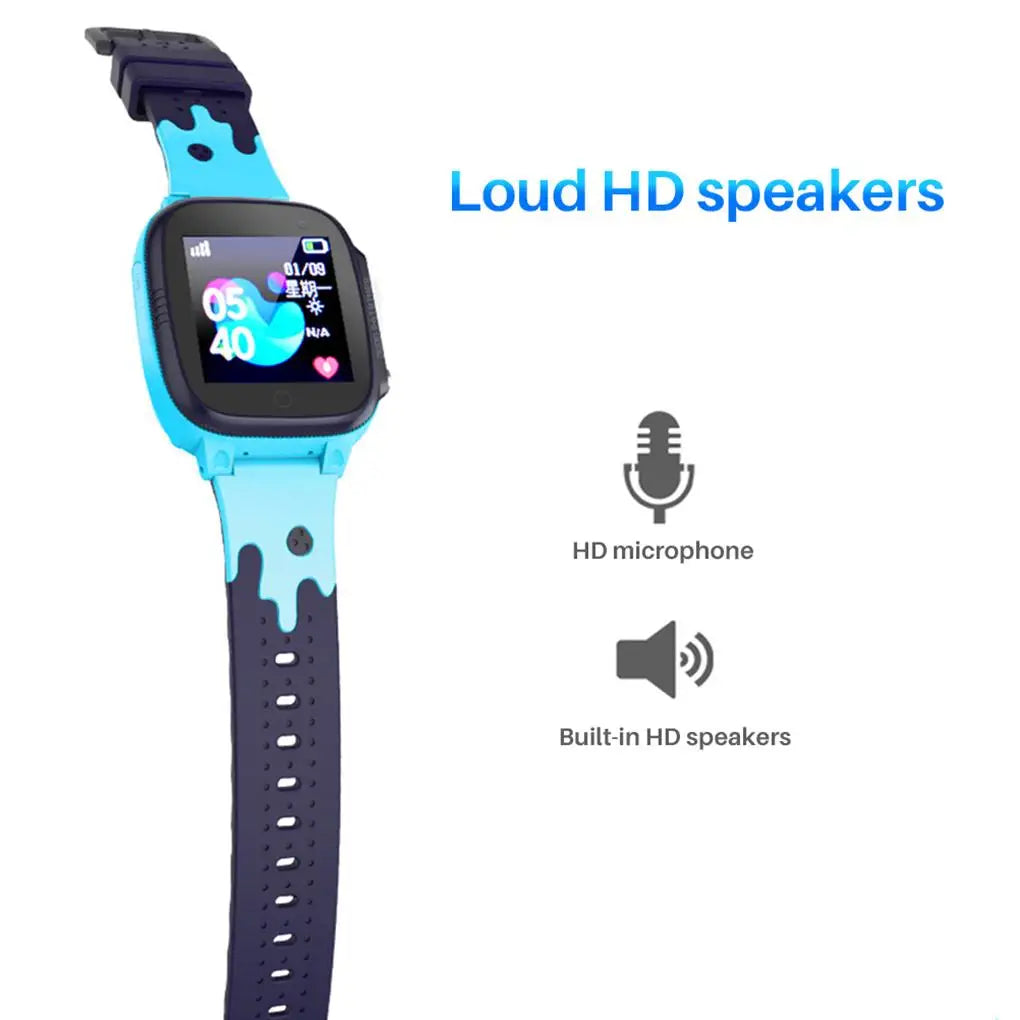 Enhance Safety and Fun: 2G Smart Watch with Phone, Games, Voice Chat, and More for Boys and Girls!