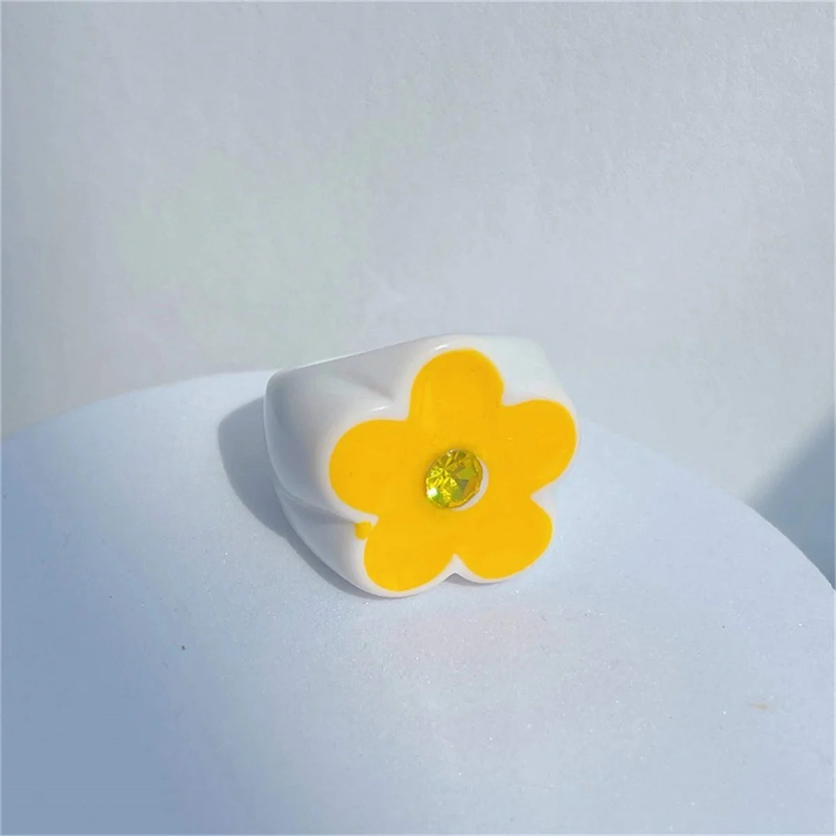 Cool Trendy Acrylic Fashion Rings for Girls – Colourful Vintage & Big Punk Finger Jewellery for Teens, Party Accessories!