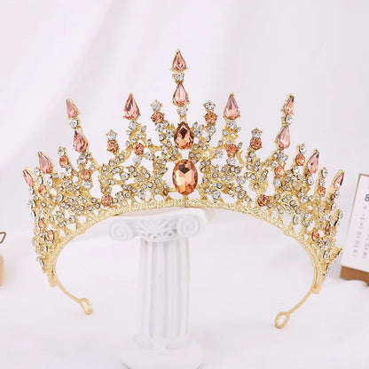 Baroque Retro Crystal Tiaras - Pageant, Prom, and Special Occasion Headband for Unparalleled Elegance!
