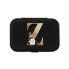 Elegant Personalized Golden Letters Flower Jewellery Case: Your Ultimate Organizational Luxury!