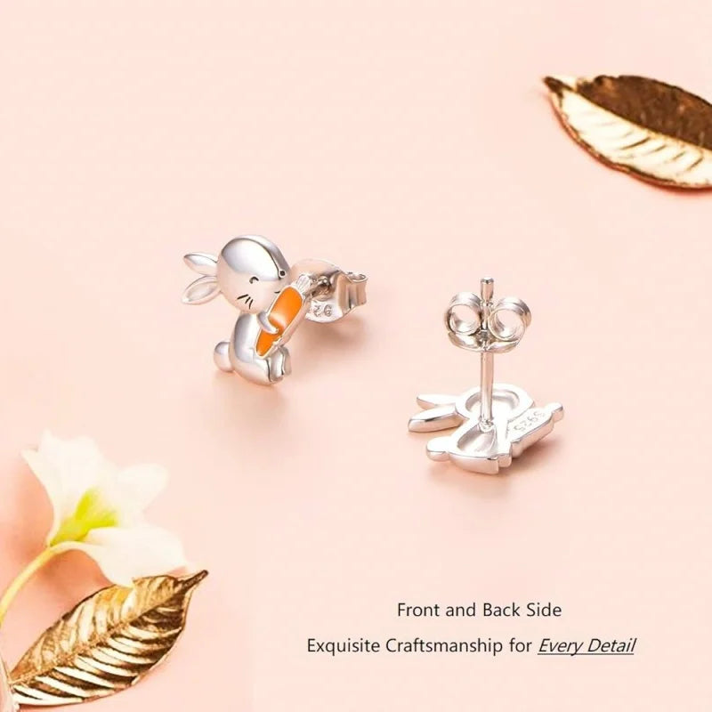 925 Sterling Silver Stud Earrings for Women – Fine Jewelry, Lightweight 2.4g | Elegant Everyday Sparkle