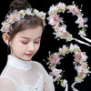 Enchanting Elegance: Girls' Pearl Headdress - Bridesmaid Garland Flower Headband, Ideal for Weddings and Special Occasions!