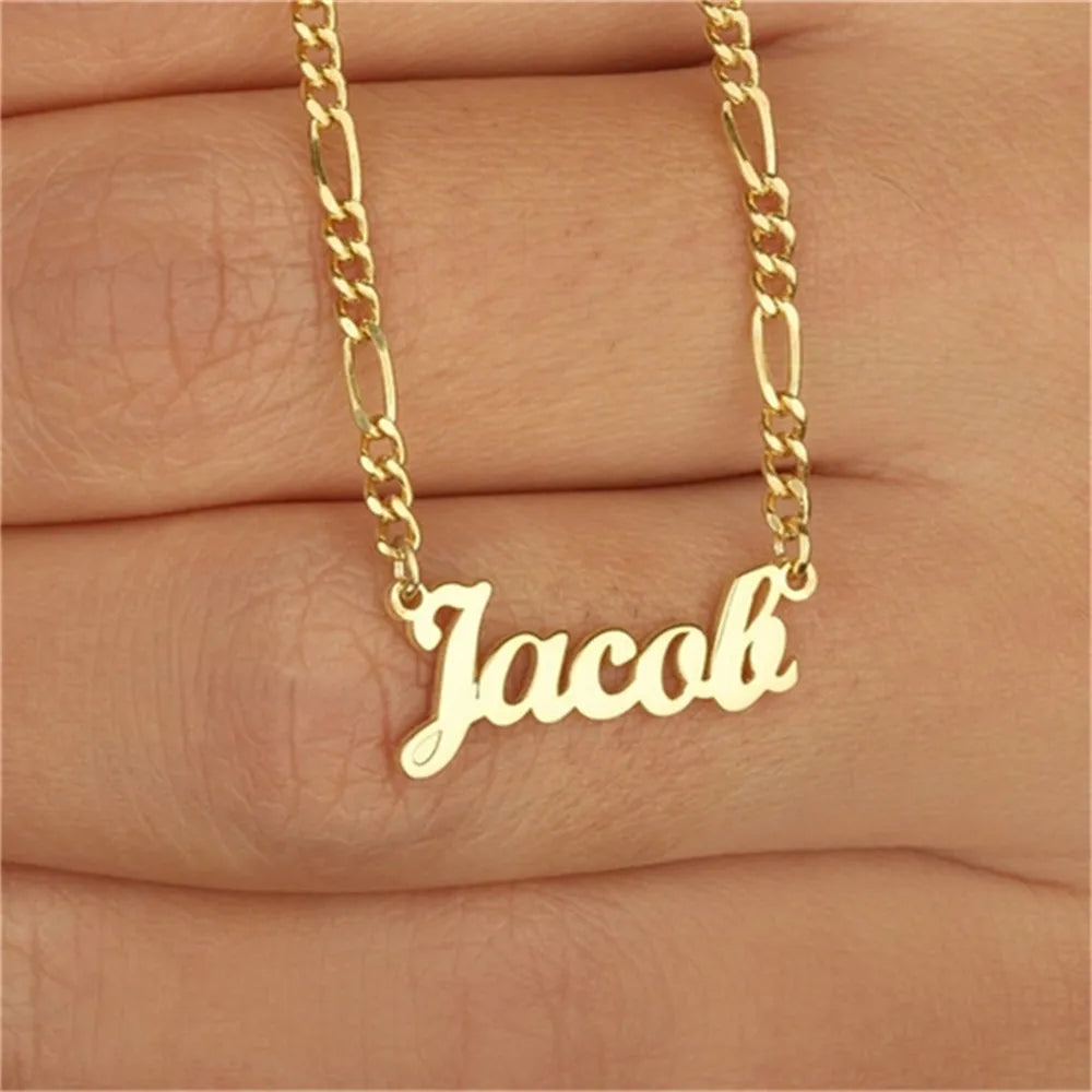 Signature Style: Unisex Personalized Nameplate Pendant Necklace for Thoughtful Birthday Gifts! - Kids Jewellery Shop