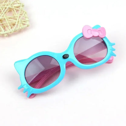 Girls’ Cat Eye UV400 Sunglasses – Cute Cat-Shaped Summer Eyewear for Kids | Outdoor Sun Protection Shades for Girls!