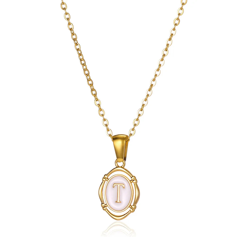 A-Z Initial Letter Necklace for Girls & Boys | Alphabet Name-Style Jewellery Birthday Gift!