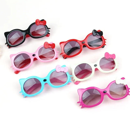 Girls’ Cat Eye UV400 Sunglasses – Cute Cat-Shaped Summer Eyewear for Kids | Outdoor Sun Protection Shades for Girls!