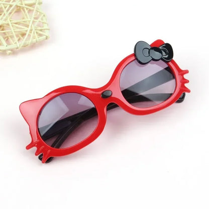 Girls’ Cat Eye UV400 Sunglasses – Cute Cat-Shaped Summer Eyewear for Kids | Outdoor Sun Protection Shades for Girls!