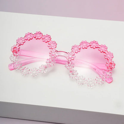 UV400 Petal Sunglasses for Kids – Comfortable Baby & Toddler Protective Eyewear, Cute Round Frame Outdoor Shades!