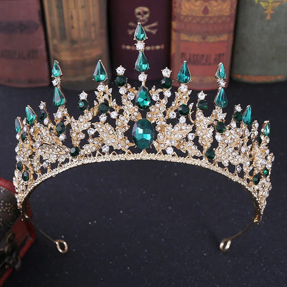 Baroque Retro Crystal Tiaras - Pageant, Prom, and Special Occasion Headband for Unparalleled Elegance!
