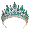 Captivating Baroque Luxury Crystal Tiaras Crown: Reign with Radiance at Pageants, Proms, and Special Occasions!
