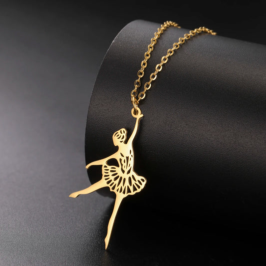 Ballet Dance Recital Gift Necklace – Stainless Steel Ballerina Pendant for Daughters & Granddaughters | Teen Girls Jewellery!