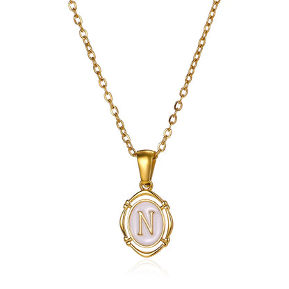 A-Z Initial Letter Necklace for Girls & Boys | Alphabet Name-Style Jewellery Birthday Gift!