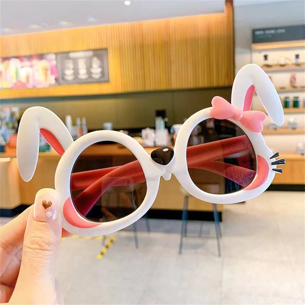 Cute Bunny-Shaped Sunglasses for Kids | Girls Sun Glasses!