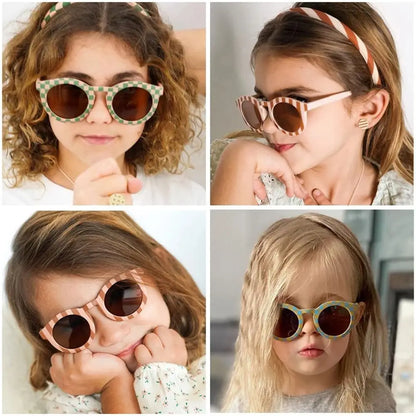 🕶️ Kids Retro Fashion Sunglasses – UV Protection | Lightweight Polycarbonate Lenses | Stylish Eyewear for Boys & Girls 👧🧒