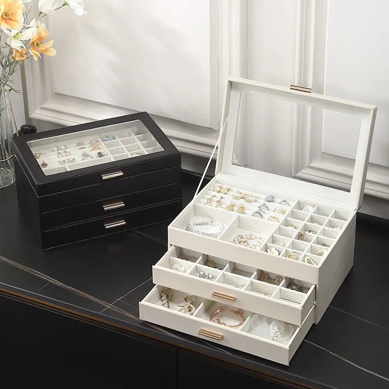 Elegance and Organization: 2 Drawer Jewelry Organizer - The Perfect Storage Solution for Girls and Women, Ideal for Birthday, Christmas, and Anniversary Gifting! - Kids Jewellery Shop