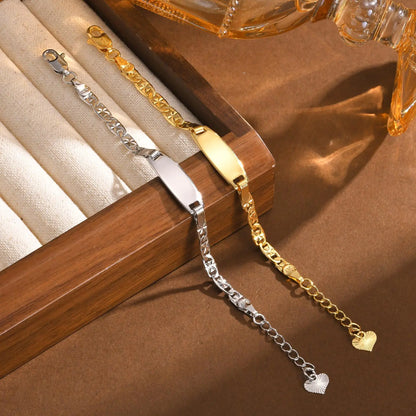 💖 Personalized Baby Bracelet – Engraved Name ID Wristband. Adjustable Stainless Steel Kids Jewellery | Custom Baby Gift!