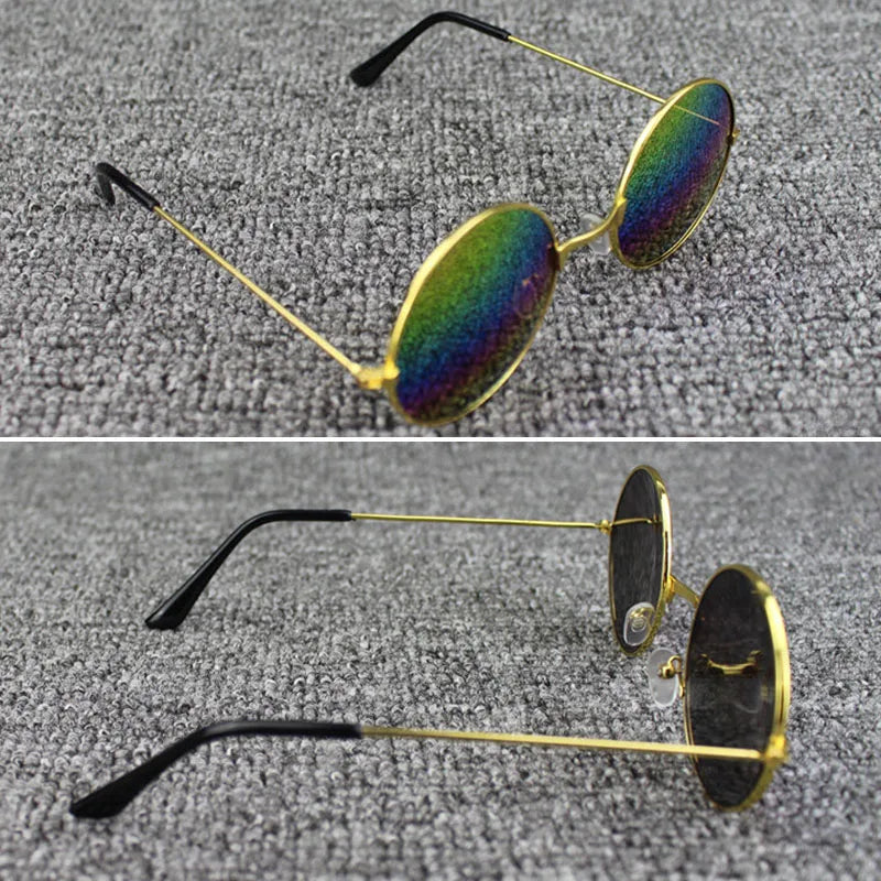 Cute Round Frame Kids Sunglasses – Boys & Girls Anti-UV Glasses for Outdoor Travel, Beach & Fashion Accessories (Ages 1-6 Years)!