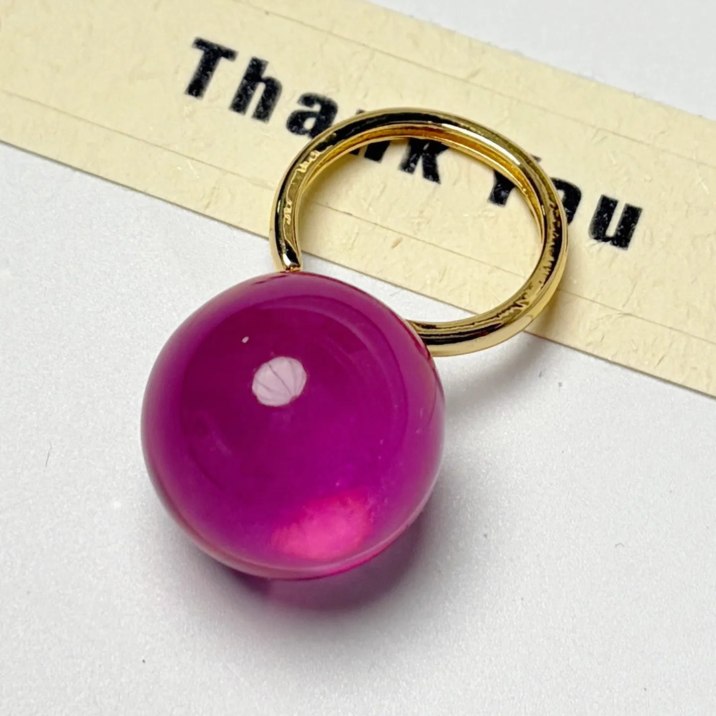 Candy Design Round Ball Ring for Teen Girls | Adjustable Finger Ring | Colourful Fashion Jewellery Gift!