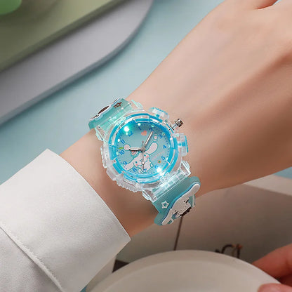 Hello Kitty Kids Wristwatch – 3D Pattern Luminous Quartz Watch for Girls | Gift for Ages 3–10