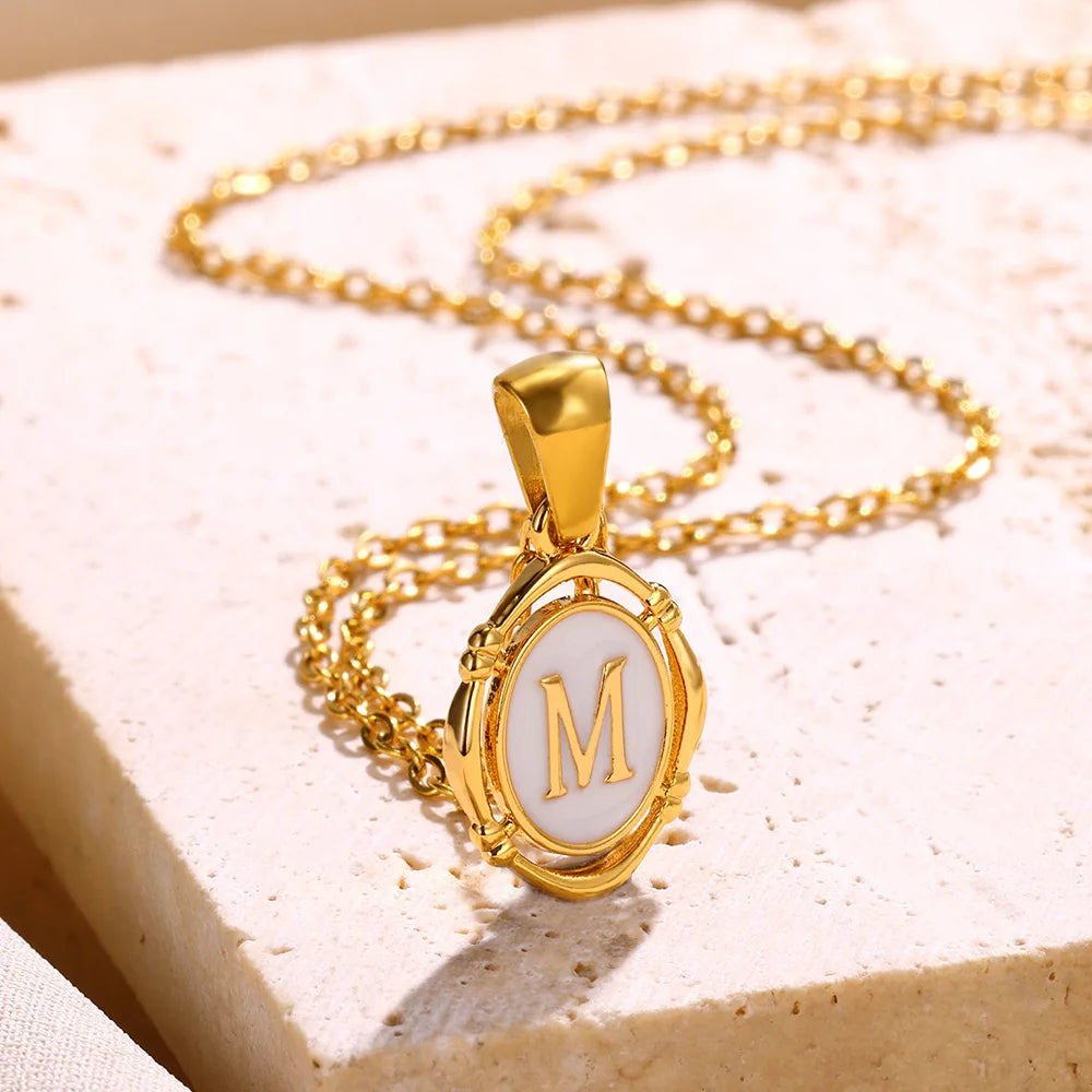 A-Z Initial Letter Necklace for Girls & Boys | Alphabet Name-Style Jewellery Birthday Gift!