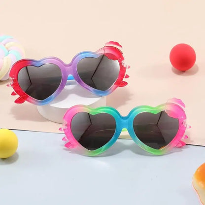 Girls Heart Shaped Sunglasses | Kids Beach, Travel & Outdoor Play Sun Shades!