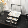 Load image into Gallery viewer, Elegance and Organization: 2 Drawer Jewelry Organizer - The Perfect Storage Solution for Girls and Women, Ideal for Birthday, Christmas, and Anniversary Gifting!