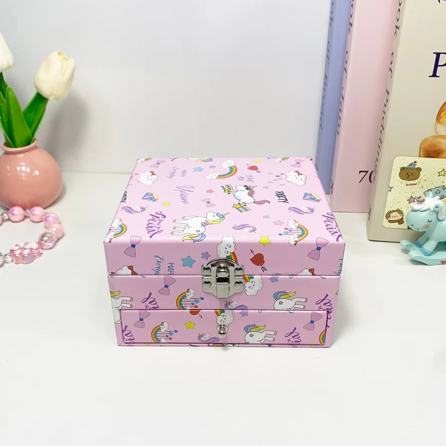 Rotating Pony Jewellery Storage Box for Rings, Necklaces, Bracelets & Accessories | Perfect Birthday Gift for Girls!
