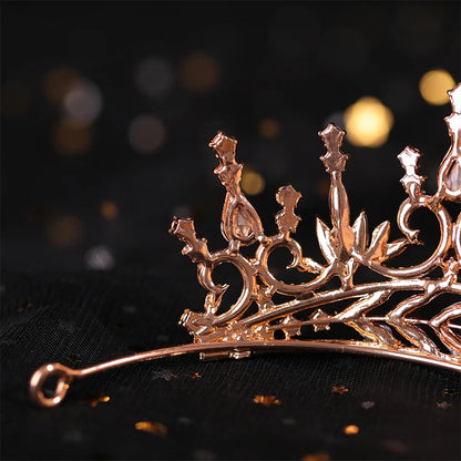 ✨ Luxury Rhinestone Crown – Tiara Headdress | Elegant Hair Ornament for Proms, Pageants & Special Occasions 💍💙