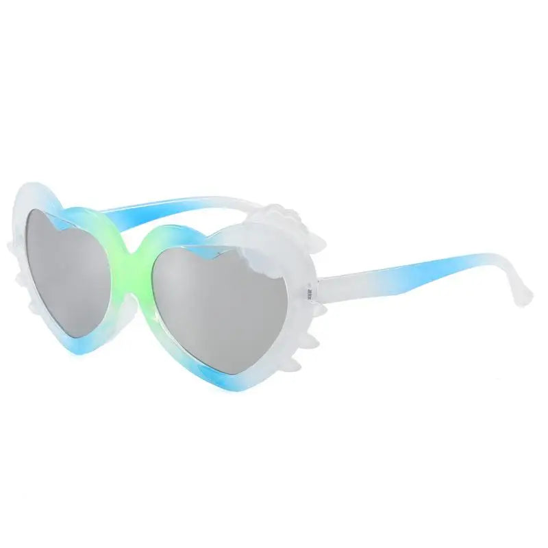 Girls Heart Shaped Sunglasses | Kids Beach, Travel & Outdoor Play Sun Shades!