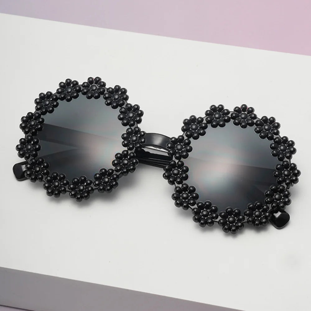 UV400 Petal Sunglasses for Kids – Comfortable Baby & Toddler Protective Eyewear, Cute Round Frame Outdoor Shades!