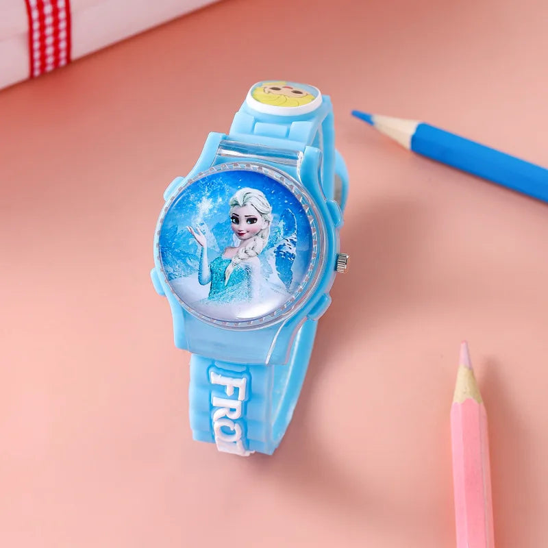 Let the Magic Begin: Disney Frozen Princess Elsa Quartz Watch - A Frosty Delight for Your Princess's Wrist!