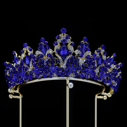 Glamour Unveiled: Gorgeous Crystal Princess Tiara For Party, Pageant, Prom - Fit for Royalty!