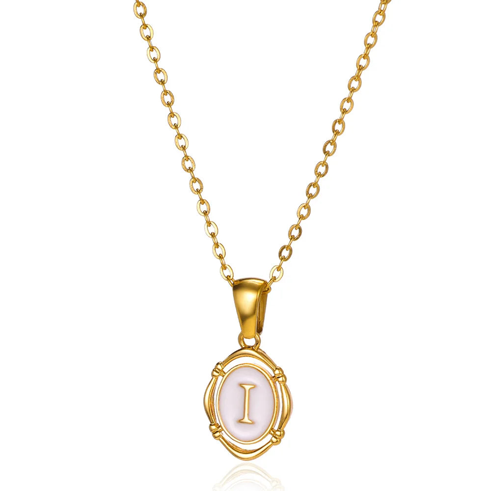 A-Z Initial Letter Necklace for Girls & Boys | Alphabet Name-Style Jewellery Birthday Gift!