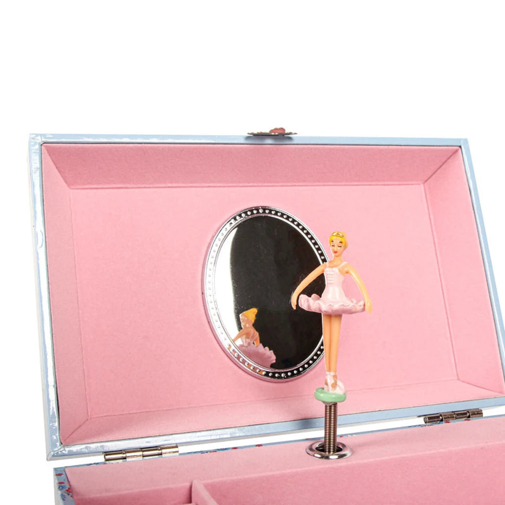 🩰 Ballet Girl Music Box. Jewellery Storage Box with Built-In Mirror & Pull-Out Drawer | Perfect Birthday & Christmas Gift for Girls!