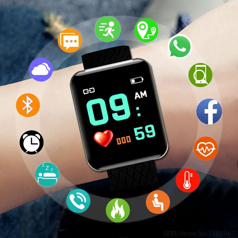 Smart Adventures: Kids Smart Digital Watch - A Fun Fitness Tracker Wristwatch Gift for Girls and Boys!