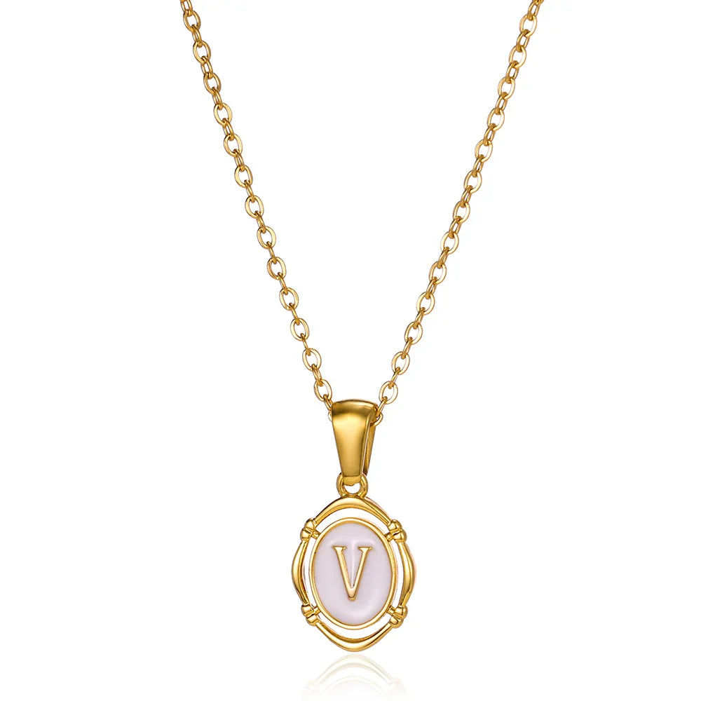 A-Z Initial Letter Necklace for Girls & Boys | Alphabet Name-Style Jewellery Birthday Gift!
