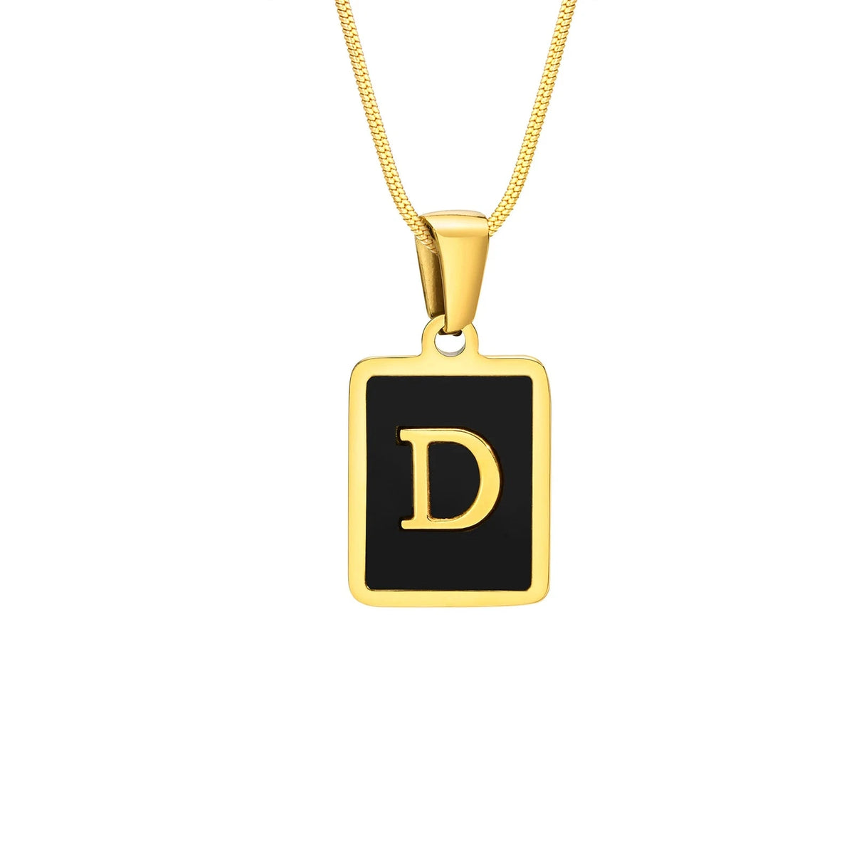 Personalised Stainless Steel Initial Letter Necklace | Unisex Alphabet Pendant | Birthday & Special Occasion Gift!