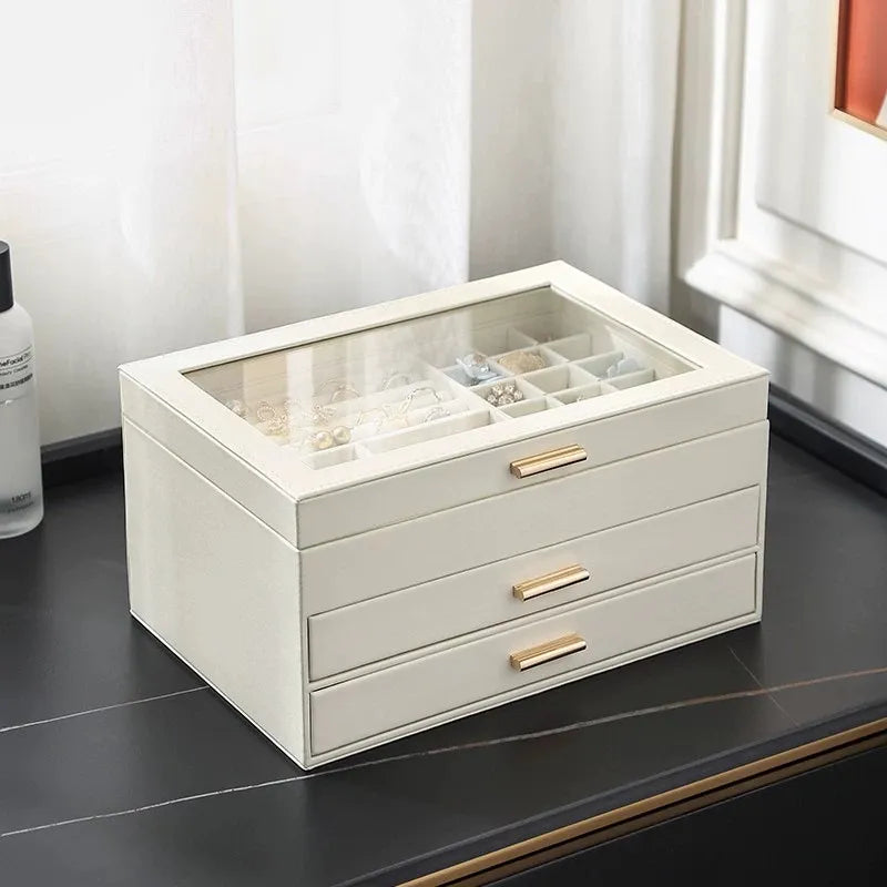 Elegance and Organization: 2 Drawer Jewelry Organizer - The Perfect Storage Solution for Girls and Women, Ideal for Birthday, Christmas, and Anniversary Gifting! - Kids Jewellery Shop