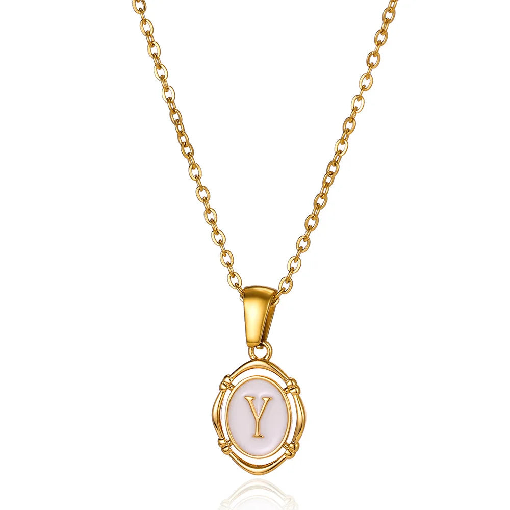 A-Z Initial Letter Necklace for Girls & Boys | Alphabet Name-Style Jewellery Birthday Gift!