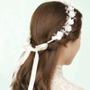 Radiant Blossoms: Handmade Floral Crystal Tiara Headbands for Unforgettable Moments!