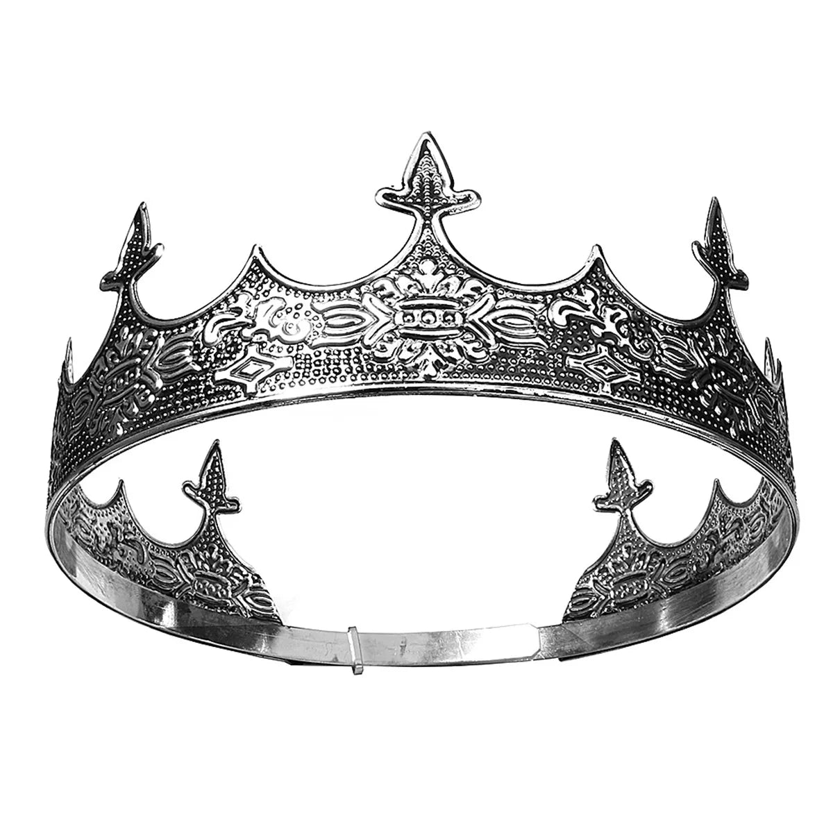 Embrace Regal Splendor: Royal King & Queen Metal Crowns and Tiaras for Unforgettable Moments!