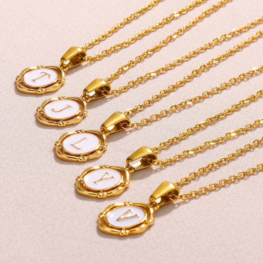 A-Z Initial Letter Necklace for Girls & Boys | Alphabet Name-Style Jewellery Birthday Gift!