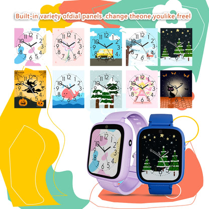 🎁 Kids Smartwatch for Boys & Girls – LED Digital Cartoon Watch with Camera, Games, Calls, Music | 1.44” Educational Touchscreen Gift | SIM Supported 📞🎮