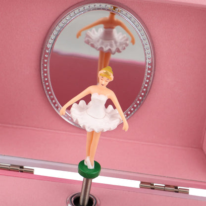 Twirling Ballerina Musical Jewellery Box for Girls – Spacious Storage with Mirror & Enchanting Melody | Christmas & Birthday Gift!