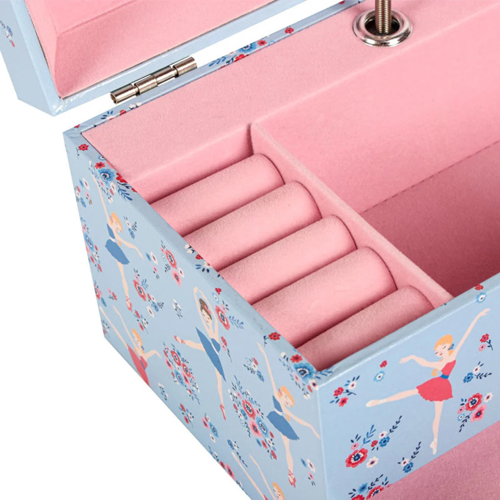 🩰 Ballet Girl Music Box. Jewellery Storage Box with Built-In Mirror & Pull-Out Drawer | Perfect Birthday & Christmas Gift for Girls!